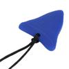 POENVFPO Silicone Teething Necklace Baby Chew Toy Autistic Children Teether Pendant Pendant for Ages 3 Months Above White (Blue) view 2