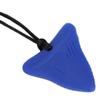 POENVFPO Silicone Teething Necklace Baby Chew Toy Autistic Children Teether Pendant Pendant for Ages 3 Months Above White (Blue) view 3