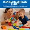 Anti Gravity Race Track with Car  Smartoon Kids Magnetic Toys, Flexible Race Track for Kids, Glow in The Dark LED Light-Up Car Track Set with Interchangeable Shells (2car, 92pcs) view 2