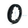 44T M1.0 Steel Spur Gear, Hardened Black Main Gear with Screws, RC Transmission Upgrade Part view 2