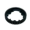 44T M1.0 Steel Spur Gear, Hardened Black Main Gear with Screws, RC Transmission Upgrade Part view 4