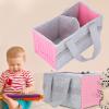 ZASCHMOY Felt Carrying, Portable Storage Bag with Partition and Elastic Straps for Box Player Starter Set, Music Players (Pink) view 3