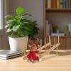 ibasenice Puppet Stand: Wooden Puppet Holder Show Stand - Anti-Crush Storage for Finger Dolls Classroom Bedroom and Kindergarten Display - Hold up to 12 Pieces view 4