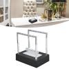 Balance Pendulum Ball Craft Lighting Physics Science Desktop Decoration Black ABS Plastic Glass Ball 12 x 12 x 8 8cm Office Desk Stress Reliever Educational Toy view 4