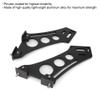 10" Universal Car CNC Aluminum Alloy Rear Wing Trunk Racing Tail Spoiler Legs Mount Brackets, High Strength Lightweight Spoiler Mounting Brackets, Aerodynamic Rear Wing Legs with B view 3