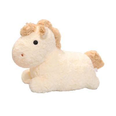 Adorable Throw Pillow Home Decor Animal Toys 2026 Chinese New Year Ornament for Boys Girls Teens Gifts, Beige