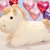 Adorable Throw Pillow Home Decor Animal Toys 2026 Chinese New Year Ornament for Boys Girls Teens Gifts, Beige view 2