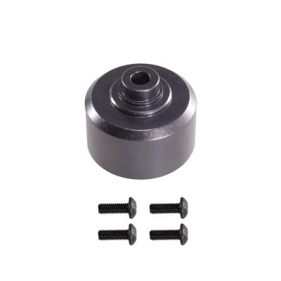 RC Toys Spare Parts For MJX For HYPER GO 10208 1/10 Remote Control Car Gearbox Upgrade Parts And Accessories Metal Differential Housing Suitable(Titanium)