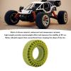 4Pcs RC Tire Foam Insert, 1.9 Inch Silicone RC Crawler Foam, 3 Layers Hollow Temperature RC Car Tire Foam for 1/10 RC Car, Universal Fit with Enhanced Grip and (OD Green) view 4