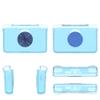 TPU Cover for Retroid Pocket flip 2 Game Console, Shockproof Drop-Proof Protective Case Cover Skin Shell for Retroid Pocket Flip 2 (Transparent Blue) view 1