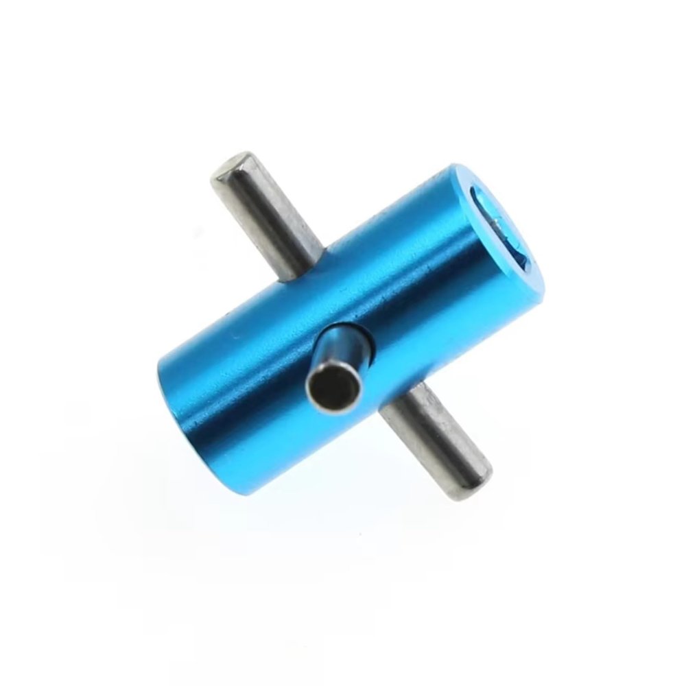 Rc Toys Parts For Tamiya For TT-02 1/10 Metal Differential Fixed Shaft RC Car Upgrade Modifications Parts Accessories(Blue)