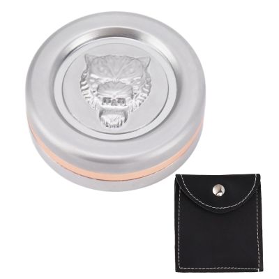 3 Layers Push Slider Toy Metal Round Shaped Magnetic Anxiety Relief Slider Games with Storage Bag Silver Perfect for Stress Relief and Anxiety Portable Pocket Sized Fidget Toy