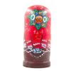 NMGMJQ Matryoshka Stacking Dolls Hand-Painted Russian Nesting Dolls Wood Matryoshka Stacking Set 7 Pieces Handmade Toy for Birthday Christmas Matryoshka Doll Russian view 3