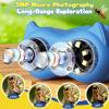 1000X Digital Handheld Microscope for Kids 2.0" IPS Screen Portable Rechargeable 1080P HD Video Photo Microscope Telescope Cute Owl STEM Toy for Boys Girls Age 3-6 6-12 view 4