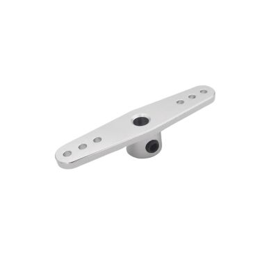 1PC 4mm Servo Arm Metal CNC Horn Steering Rudder Arm Adapter for RC Boat Scale Boat Marine ECO Mono(Straight arm)