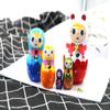 NMGMJQ Matryoshka Stacking Dolls Russian Doll Matryoshka Wooden Stacking Nested Russian Nesting Dolls Set 5 Pcs Handmade Toy for Decor Matryoshka Matryoshka Doll Russian view 4