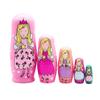 NMGMJQ Matryoshka Stacking Dolls 5 Pcs Nesting Dolls Little Angel Matryoshka Wooden Stacking Nested Handmade Toy for Christmas Matryoshka Matryoshka Doll Russian view 1