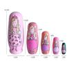 NMGMJQ Matryoshka Stacking Dolls 5 Pcs Nesting Dolls Little Angel Matryoshka Wooden Stacking Nested Handmade Toy for Christmas Matryoshka Matryoshka Doll Russian view 2