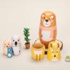 NMGMJQ Matryoshka Stacking Dolls 5 Pieces Bear Nesting Dolls Handmade Stacking Toy Set Wooden Animal Matryoshka Doll Matryoshka Doll Russian view 4