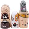 NMGMJQ Matryoshka Stacking Dolls 6Pcs Cute Wooden Animals Hand Painted Russian Nesting Dolls Babushka Matryoshka Dolls Toys Gift Matryoshka Doll Russian view 4