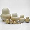 NMGMJQ Matryoshka Stacking Dolls 10pcs Wooden Russian Nesting Matryoshka Dolls Toys Unpainted DIY Blank Nesting Dolls Toys Gift Matryoshka Doll Russian view 2