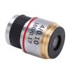 ANKROYU Achromatic Objective Lens Microscope Objective 20mm Thread High Light Transmittance Clear Imaging for Biological Microscopes Metal Body Aluminum Alloy Optical Glass (4/0.10) view 3