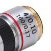 ANKROYU Achromatic Objective Lens Microscope Objective 20mm Thread High Light Transmittance Clear Imaging for Biological Microscopes Metal Body Aluminum Alloy Optical Glass (4/0.10) view 4