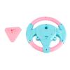 BRRNOO Educational Copilot Steering Wheel Music Toy for Children Development (Pink and Blue) view 2