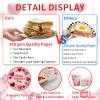 122 PCS Valentines Day Party Supplies, Disposable Tableware Set Include Valentines Plates and Napkins, Cups, Forks, Banner and Tablecloth for Valentine's Day Party Decorations, Serve 24 view 4