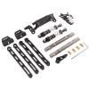 RC Car Upgrade Part For MN For MN78 For MN82 For MN168 1/12 Metal Rod Shock Absorber Transmission Shaft Set RC Car Model Upgrade Accessories(Black) view 2