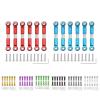 RC Models Parts For Wltoys For A949 For A959 For A969 For A979 For K929 1/18 RC Car 6PCS Metal Linkage Pull Rod Front/Rear Servo Link Tie Rod(Red) view 2