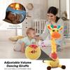 Dancing Singing Talking Giraffe Toy Repeat What You Say,Volume Control Singing Dancing Giraffe,Baby Encourage Speech,Birthday Gifts Educational Toys for Kids view 2