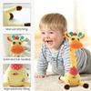 Dancing Singing Talking Giraffe Toy Repeat What You Say,Volume Control Singing Dancing Giraffe,Baby Encourage Speech,Birthday Gifts Educational Toys for Kids view 4