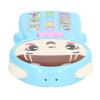 Kids Mobile Phone Toy Educational Learning Cell Phone Toy with Music Stories Lights Sounds for Children Toddlers Boys Girls ABS Plastic 13.8cm (Blue) view 4