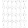24 Pcs Doll Stands, Action Figure Display Holders, Metal Stands with Black Rubber Tips view 1