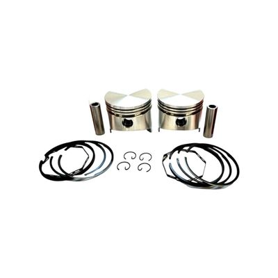 TAREMRJXISA Two New BF Standard Pistons, FITS ONAN BF Engines 3.125" Standard BORE Replacement for OEM High for Reliable Component, Precision, Stable Performance