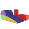 Climbing Toy Soft Foam Climbing Blocks Set 1-3 Toddler Slide Climbing Toys Soft Play Set Climbing Set for Toddlers Soft Play Equipment for Climbing Crawling (CM, 5 Piece) view 1