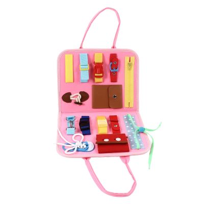 Segrehy Sensory Board Toys Portable Felt Board Numbers Letters Basic Skills Learning Dress Cognition for Boys Girls Lightweight Educational Travel Friendly Sturdy Handles Home School