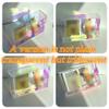 5-Pack Blind Box Display Case, Colorful 5mm Acrylic Display Box with Rotating Card Slot, Figure Stand for Blind Box Figures and Character Cards view 3