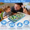 Meafeng Vehicles Educational Book for Toddlers 13, Montessori Quiet Activity & Learning Book with Cars, Trucks & Firefighters, Educational Toy for Early Learning, Travel Toy for Car & Airplane Trips view 3