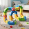 2026 Track Fusion Train Set, 3D Infinity Track Trackfusion Train, Electric Magnetic Monorail Race Track Fusion Toy for Kids (83PCS) view 3