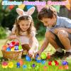 24 Pack Prefilled Easter Eggs with Animals Suction Cup Toys, Easter Basket Stuffers Fillers Window Bath Toys Easter Hunt Party Favors, Surprise Egg Gifts for Kids Toddler view 3