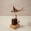 3D Wooden Puzzle for Adult, Wooden Devilfish Bionic Marine Animal Model, Handcraft Mechanical Sea Creature Model, Educational STEM Toy and Desk Decor view 4