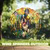 10-Inch Metal Wind Spinner French Bulldog Trots Forward 3D Dog Wind Spinner, Unique Metal Hanging Kinetic Wind Sculpture Ornament Gifts for Women Yard Art Garden Patio Lawn Indoor Outdoor Decor (1) view 4