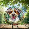 10-Inch Metal Wind Spinner Jack Russell Terrier 3D Dog Wind Spinner, Unique Metal Hanging Kinetic Wind Sculpture Ornament Gifts for Women Yard Art Garden Patio Lawn Indoor Outdoor Decor view 2