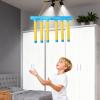 PAPABA 2026 Upgrade Reflective Drop Stick Challenge Game, Falling Sticks Reaction Training Toy with 3 Adjustable Speed Modes, Hand Eye Coordination Tool for Kids & Adults (Blue A) view 2
