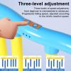 PAPABA 2026 Upgrade Reflective Drop Stick Challenge Game, Falling Sticks Reaction Training Toy with 3 Adjustable Speed Modes, Hand Eye Coordination Tool for Kids & Adults (Blue A) view 4