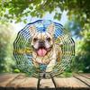 10-Inch Metal Wind Spinner French Bulldog Trots Forward 3D Dog Wind Spinner, Unique Metal Hanging Kinetic Wind Sculpture Ornament Gifts for Women Yard Art Garden Patio Lawn Indoor Outdoor Decor (2) view 2