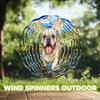 10-Inch Metal Wind Spinner French Bulldog Trots Forward 3D Dog Wind Spinner, Unique Metal Hanging Kinetic Wind Sculpture Ornament Gifts for Women Yard Art Garden Patio Lawn Indoor Outdoor Decor (2) view 4