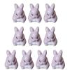 10Pieces Resin Animal Miniatures Figurines For Cake Toppers Birthday Gift Home Desk Decoration For Various Space Handmade Resin Models view 1